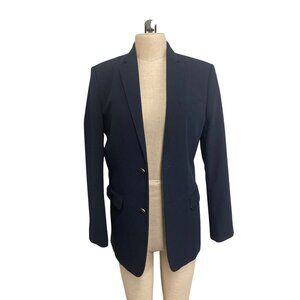 Tommy Hilfiger Womens Navy Blazer Size 18 Polyester Blend Two-Button